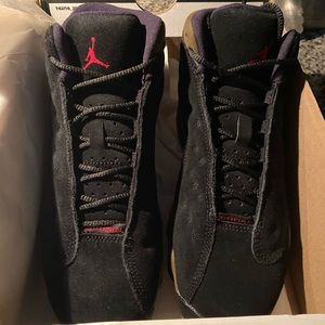 Air Jordan’s 5 1/2 NIB Black & Green Suede color